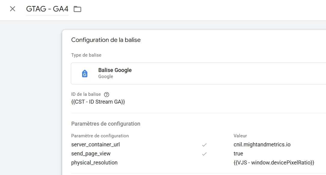 Croisement résolution device GA